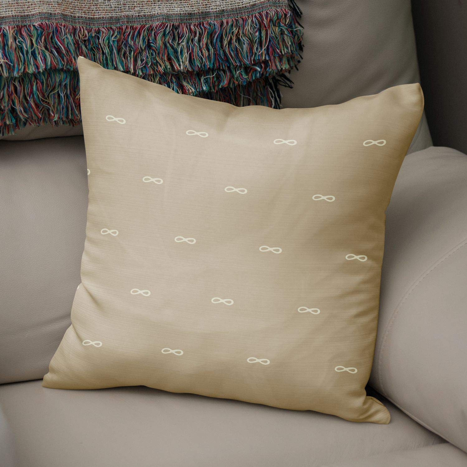 Bonamaison Decorative Cushion Cover Random Pattern, Throw Pillow Covers, Home Decorative Pillowcases for Livingroom, Sofa, Bedroom, Size:43X43 Cm - Designed and Manufactured in Turkey