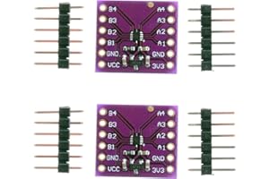 NOYITO TXB0104 4-Bit Bidirectional Voltage-Level Translator with Automatic Direction Sensing and 15-kV ESD Protection (Pack of 2)