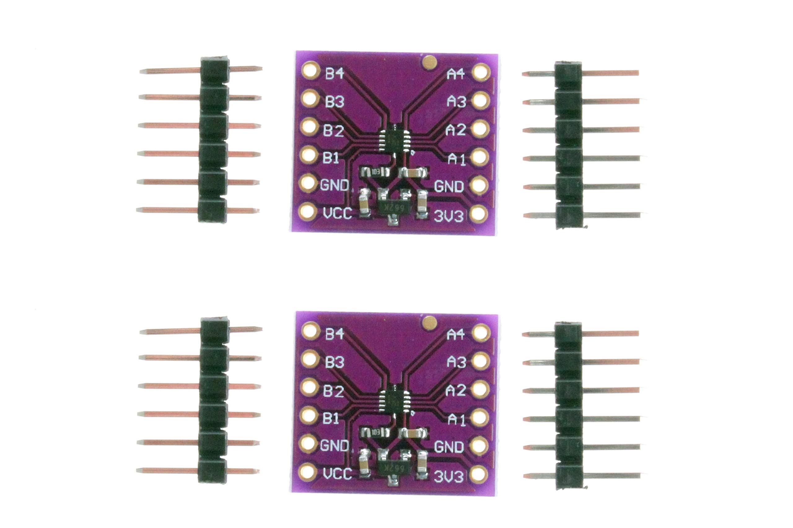 NOYITOTXB0104 4-Bit Bidirectional Voltage-Level Translator with Automatic Direction Sensing and 15-kV ESD Protection (Pack of 2)