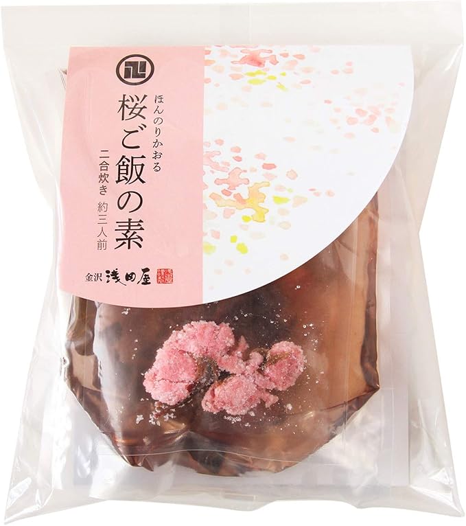 Amazon 金沢浅田屋 桜ご飯の素 2合用 期間限定 金沢浅田屋 おこわ 炊き込みご飯 通販