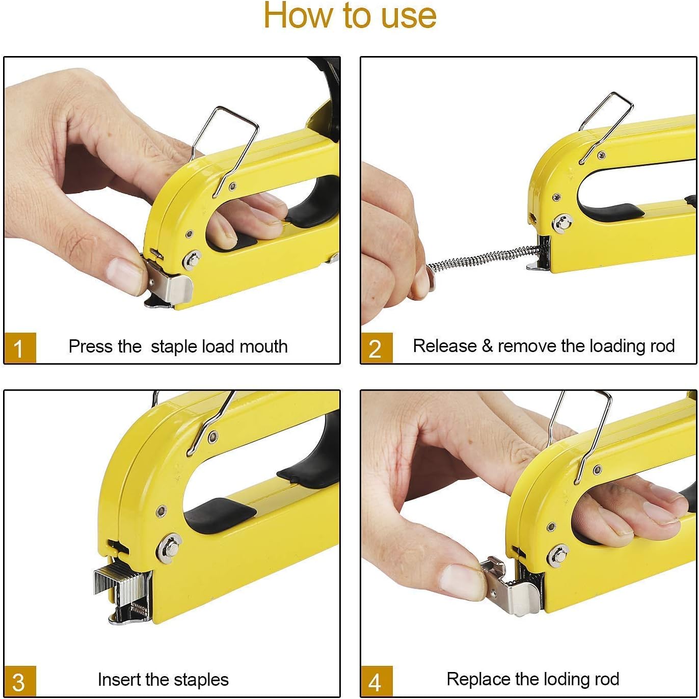 Home & Garden 4/PK Canvas Stretching Kit,Canvas Plier & Tacker & Staple