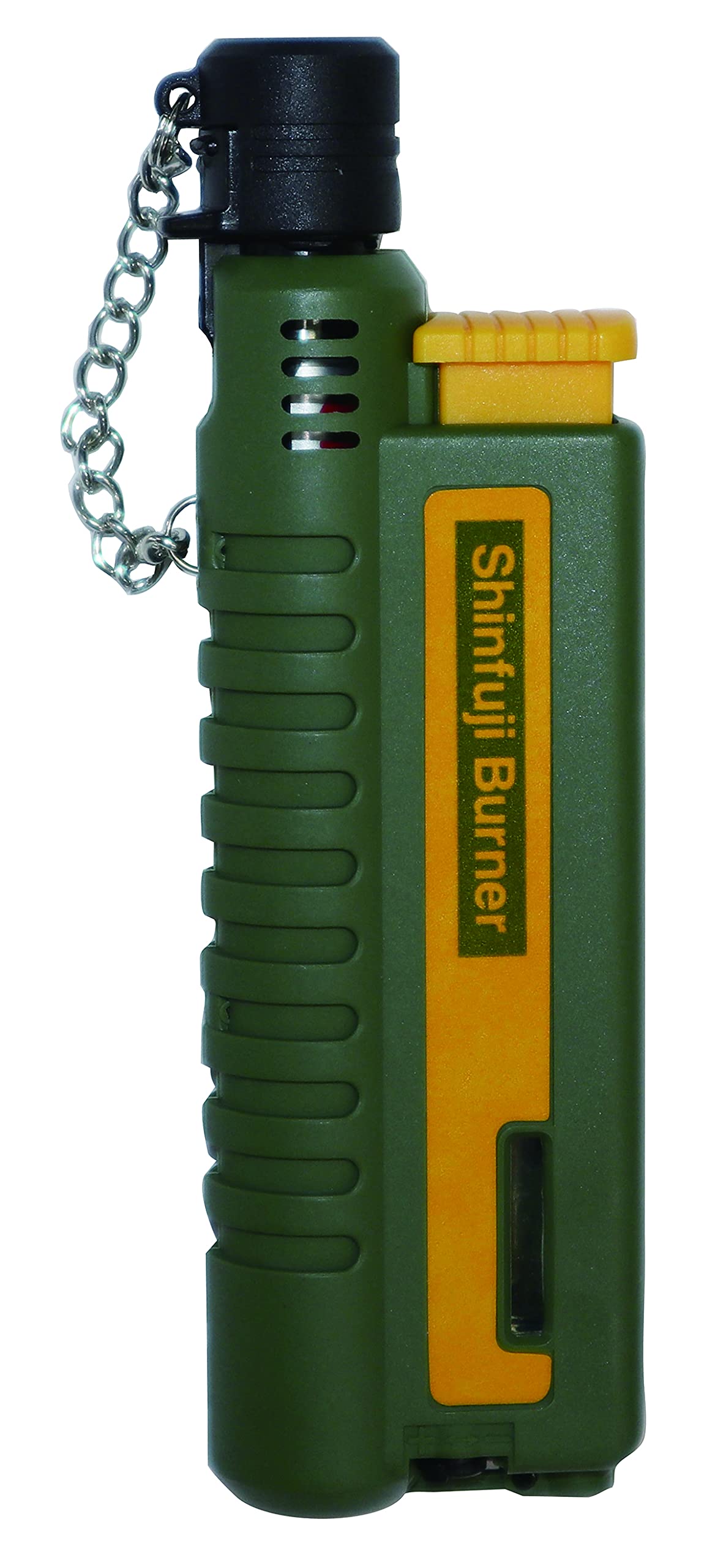 新富士バーナー(Shinfuji Burner) スライドガストーチ グリーン KB-411C【小型強力耐風バーナー 】【線香・ロープ切断・ハンダ付など】【ガス充てん式】商品画像