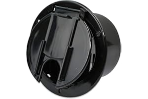 LEISURE CORDS RV Camper Trailer Motorhome Power Cord Hatch Electrical Access Door (Black-7B)