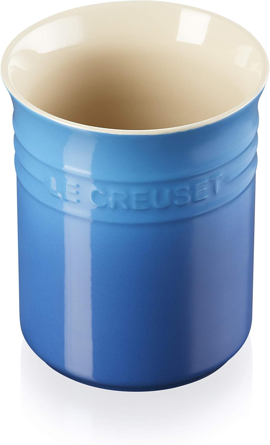 Le Creuset Stoneware Small Utensil Jar, 1.1 Litres, Marseille Blue