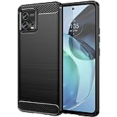 Aikcks for Motorola Edge+ Plus 5G 2023 Case Ultra-Thin Rubber Shockproof and Fall Proo for Motorola Edge 40 Pro/Moto X40/Moto X40 Pro Case Black