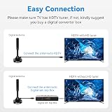 Chaowei 2025 High Gain Freeview TV Aerial with Magnetic Base 120 miles view 5