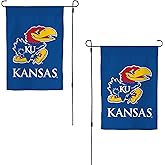 Desert Cactus University of Kansas UK Garden Flag – 19 x 12 inch Kansas Jayhawks Banner, For Outdoor Display and Events (Design B)