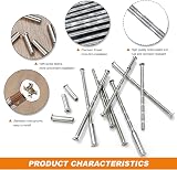 SenZee M3 Door Handle Fixing Screws and Sleeves 60 mm 3 mm Nickel Plated 30 Sets view 3
