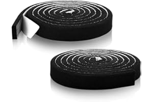 MAASECHS 2 Pcs Metal Roofing Universal Vented Ridge Closure Strips 2 W x 25' L (50'l Total) Closure Self Adhesive Roof Panel Felt Tape Waterproof Windproof Seal for Metal Panels Insulation Weather Barrier