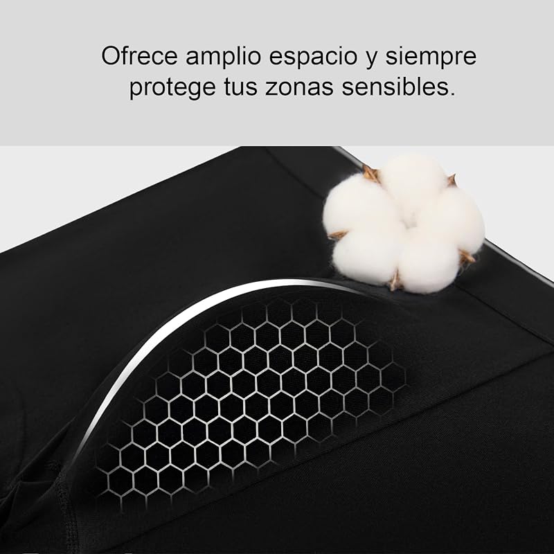 Calzoncillos Hombre Boxer Algodon,A:Negro 3,M