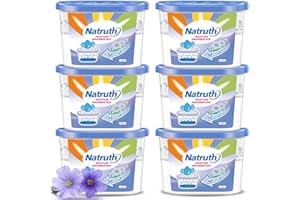 NATRUTH Fresh Linen Moisture Absorber（6 Pack）12.5 Oz,Humidity Absorber Attracts Extra Moisture from Your Bathroom, Closet, Kitchen & Study, Dehumidifier for Closet