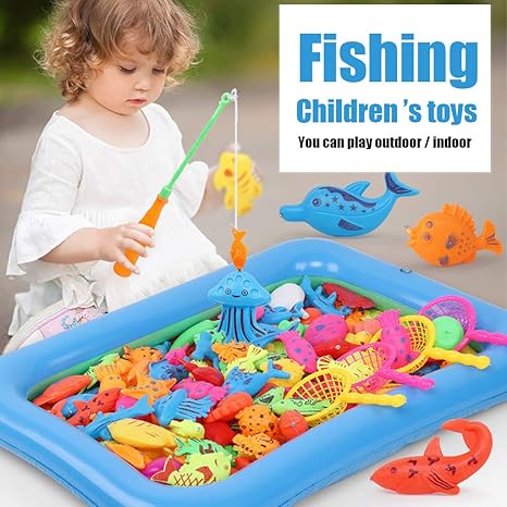 kids magnetic fishing set