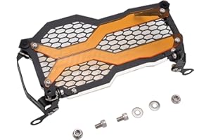 AFNCX Headlamp Protector Motorcycle Front Headlight Grille Guard Protector Cover Modification Replacement for BMW R1250GS Adventure 40th Anniversary Edition 2018-2021 R1200GS LC ADV 2013-2021(Orange)