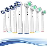 Replacement Toothbrush Heads for Oral B Braun, 8 Pack Professional Electric Toothbrush Heads, Precision Clean Brush Heads Ref