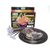 Taylor Cable 83051 Black ThunderVolt 8.2mm Ultra High Performance Universal Fit Ignition Wire Set