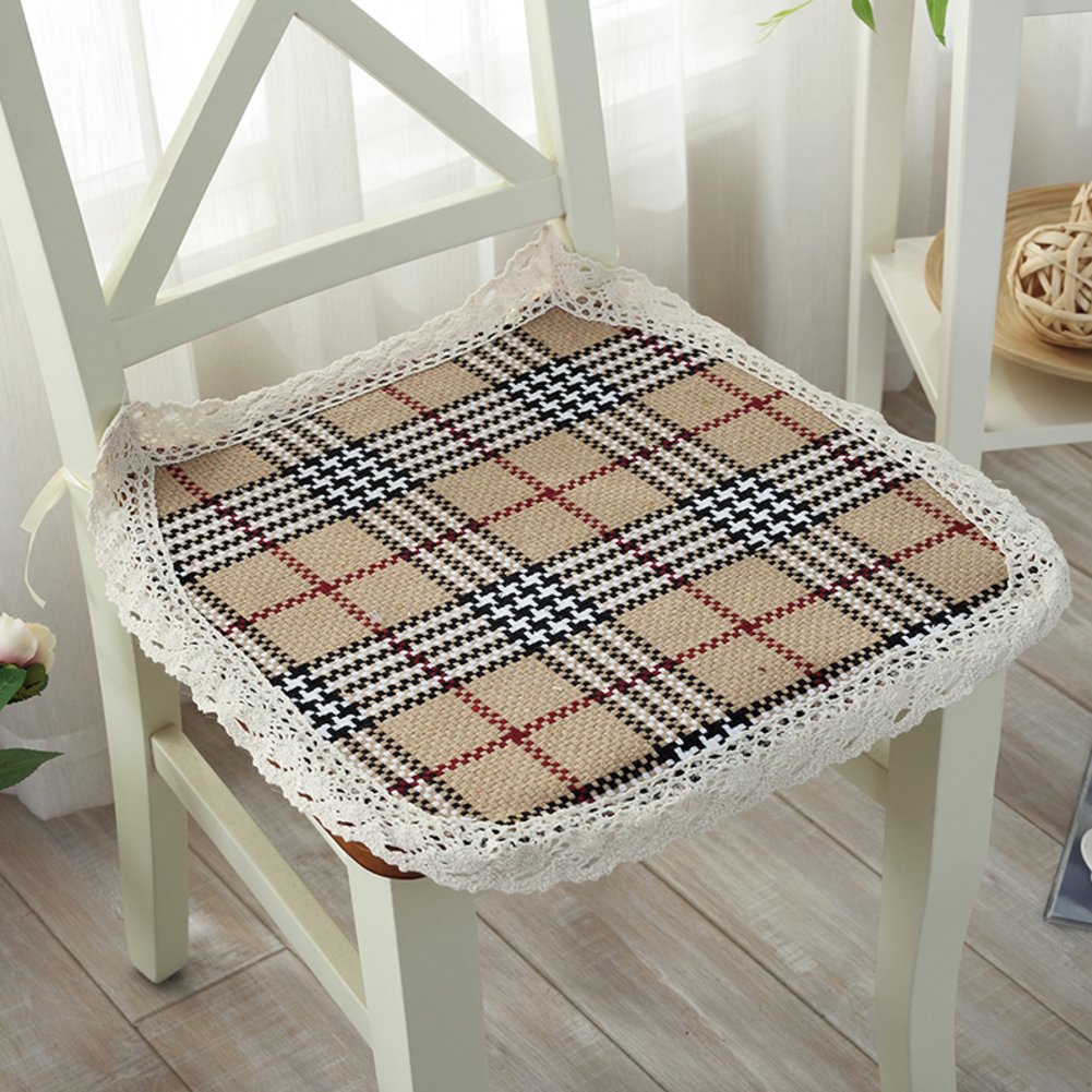 Dipdjspgs in Oshdkslds夏ダイニング椅子クッションコットンニット椅子マットオフィスコンピュータ椅子パッド in B07ccnhv3r H チェアベンチ 激安本物 Anoual Ma