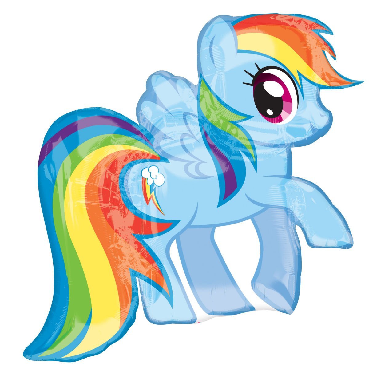 amscan My Dash Small Pony Birthday Party Supershape Foil Balloon [Toy]