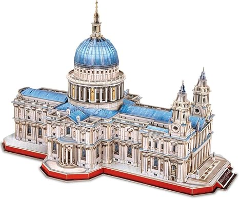Amazon Co Jp 英国ロンドンのセントポール大聖堂の内部景観を楽しむための3dパズルビルディングモデルキット大人と子供のためのインタラクティブなおもちゃのギフト643個 ホーム キッチン
