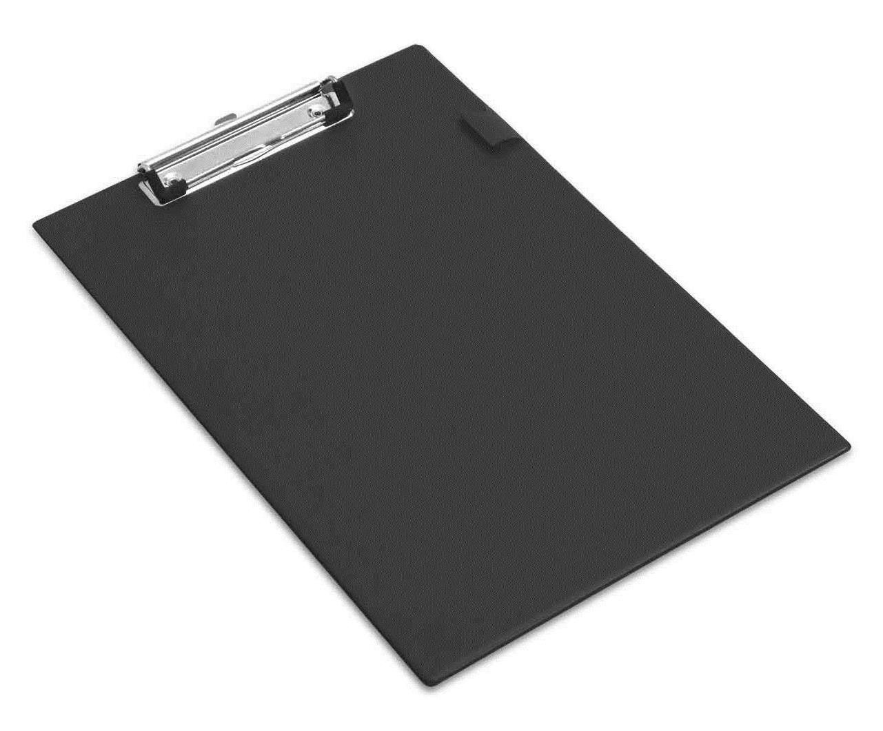 Rapesco A4 Standard Clipboard PVC, Black - Pack of 10