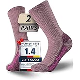 Juclise Alpaca Wool Warm Hiking Socks Heavyweight, Winter Athletic Crew Work Boot Thick Thermal Fleece Moisture Wicking