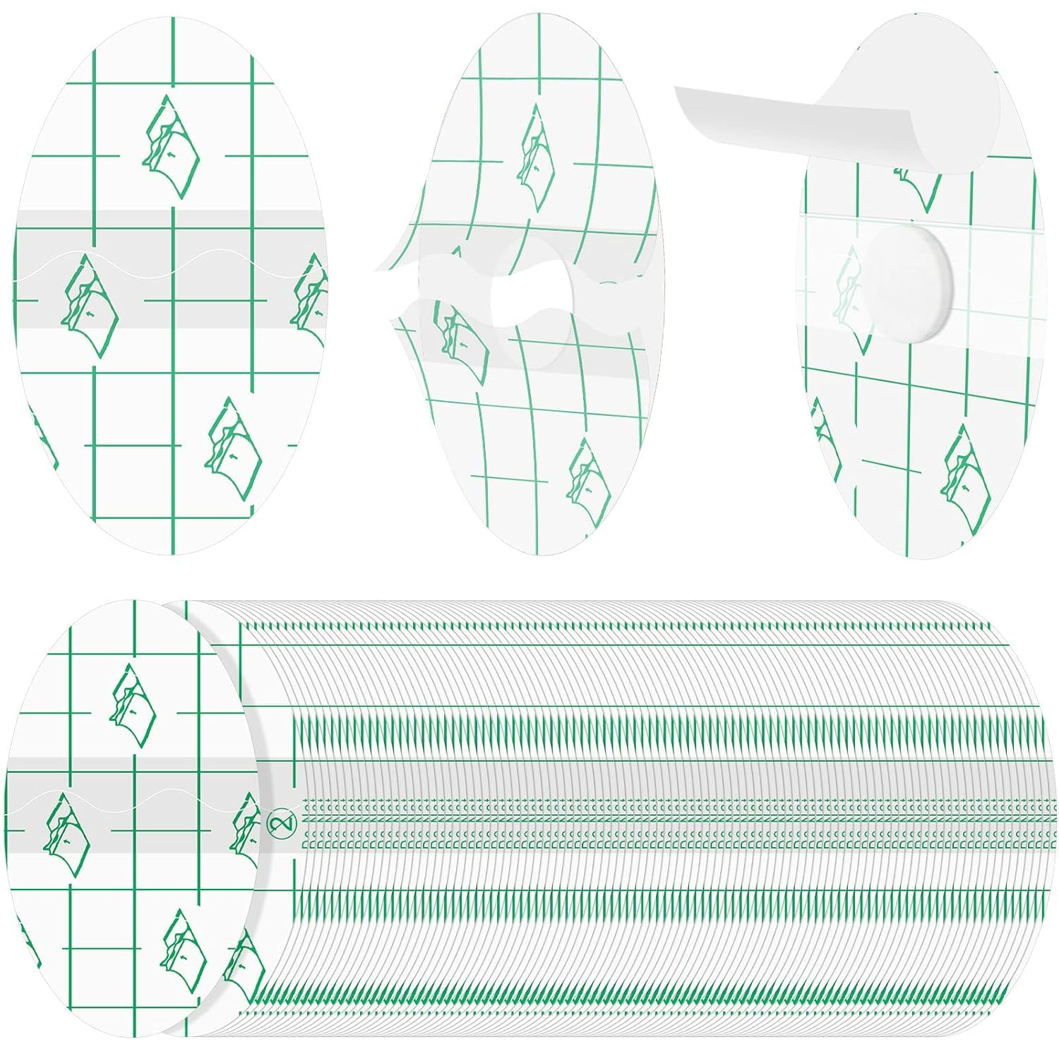 runrayay 120Pcs Baby Waterproof Ear Stickers, Blister Bandages, Newborn Ear Protection for Swimming Showering Surfing Snorkeling, Ultra-Thin Transparent Seladhesive Heel Invisible Foot Sticker