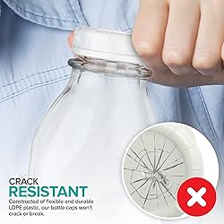 Replacement Caps for Stock Your Home Milk Bottles
