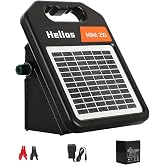 Andmon MINI250 Solar Electric Fence Charger with Day or Night Mode, 0.25Joule Portable Solar Fence Charger