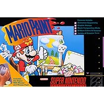 Amazon Com Pyramid America Mario Paint Super Nintendo Nes Snes Game Series Box Art Yoshi Luigi Princess Print Cool Wall Decor Art Print Poster 12x18 Posters Prints