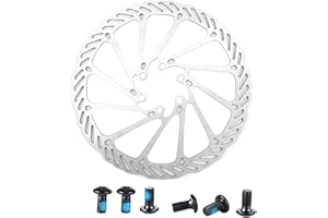 Disc Brake Rotor, Mountain Bike Mechanical Front and Rear Caliper Rotor Brake Pad Braking Part(180mm)