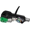 Audio-Technica AT-VM95E/H Turntable Cartridge & Headshell Combo - Green