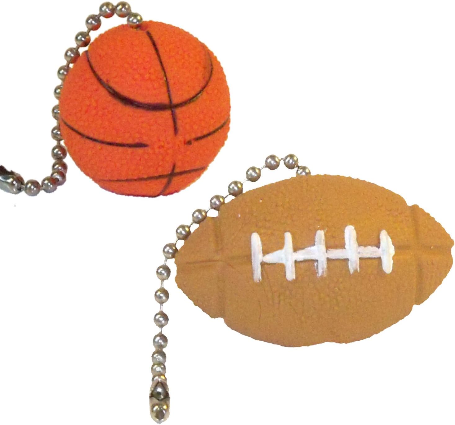 Sports Ball Ceiling Fan Pull Chains Basketball Soccer Ball