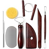 LINPHCEY 8-Piece Clay Sculpting Tools Set Perfect for Polymer Air Dry Modeling Clay Beginners & Professionals Ideal for DIY Pottery & Ceramics Tools for Clay Sculpey Sculpting & Crafting
