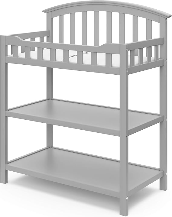 graco changing table white