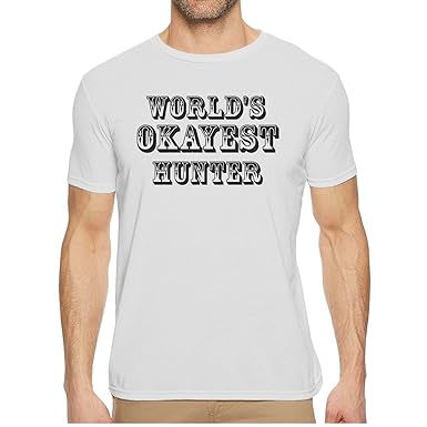 Amazon Com Men S T Shirts World S Okayest Hunter Casual Mens O
