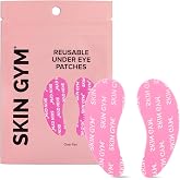 SKIN GYM Reusable Silicone Eye Mask, Under Eye Patches Reusable Skincare | For Hydration, Medical-Grade Patches to Boost Serum Absorption. Apply with Eye Serum, Oil, and Moisturizer