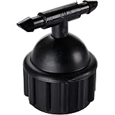 Raindrip 336STUB Compression Elbow, 5/8-Inch, Drip Irrigation Fitting for Supply Tubing and Dripline, Black