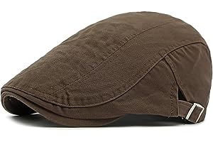 Julpsk Classic Cotton Newsboy Cap Adjustable Cabbie Summer Ivy Flat Hat