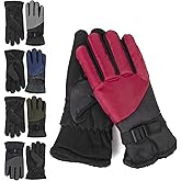 Trail maker 10 Pair Gloves in Bulk Winter Gloves for Adult Women, Men, Warm for Extreme Weather Waterproof Insulated Gloves