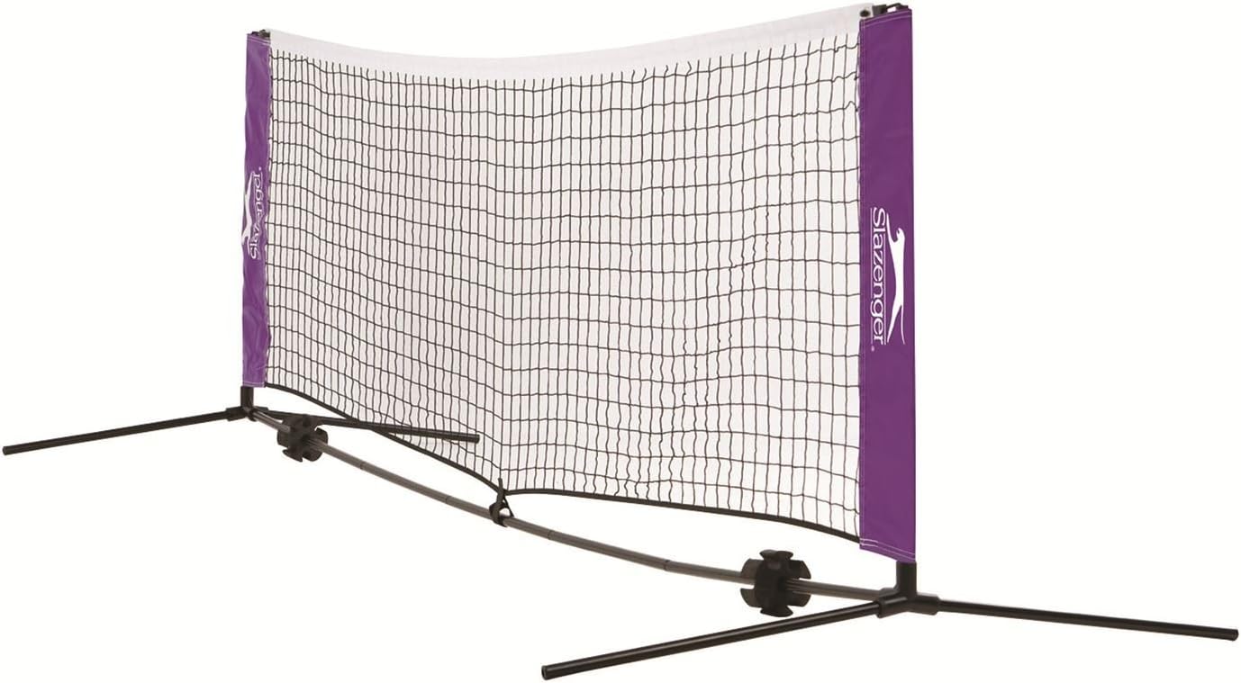 Slazenger 3m Portable Mini Tennis Net Lightweight Sports Equipment Accessories