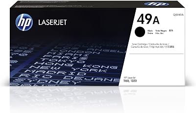 HP 49A Q5949A Original LaserJet Toner Cartridge Black Single Pack