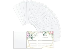 tutata 3x5 Inches Recipe Card Protectors, Recipe Card Covers, Index Card Sleeves, Set of 100