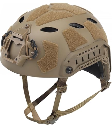 FMA Tactical Helmet Rail Side Clips For Goggles - Tan - Fits Most Rails - TB319