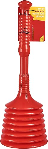 Amtech S1490 Large Heavy Duty Sink Plunger 160mm Head Kitchen Bathroom Drain view 2