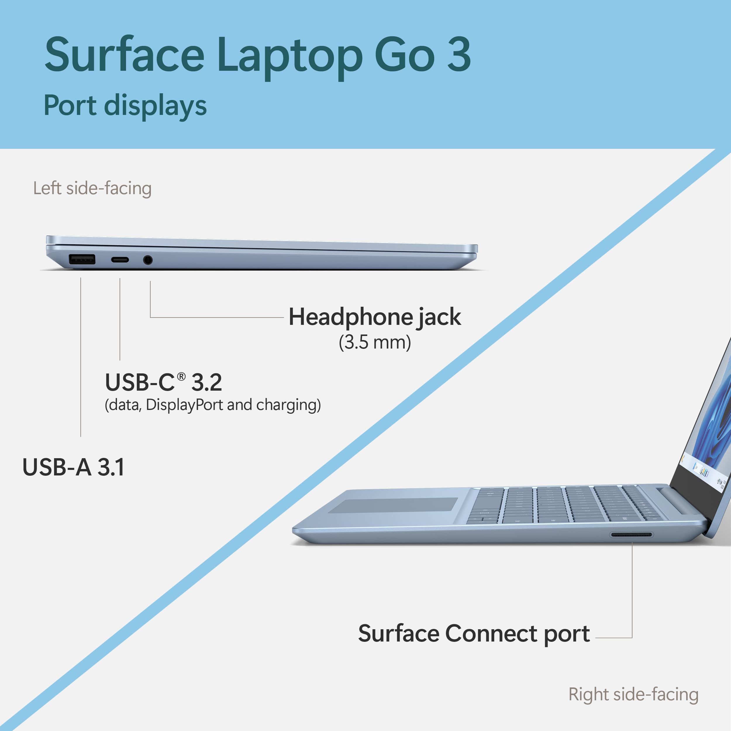 Microsoft Surface Laptop Go 3 (2023) - 12.4