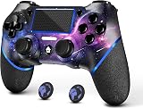 AceGamer Wireless Controller PS4 Pro PC Motion Audio Turbo 33ft Starry Sky