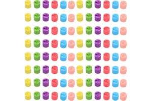 VILLFUL 180pcs Colored Plastic Hanger Markers for Clothes Racks Blank Garment Coding Tags with Slot Design