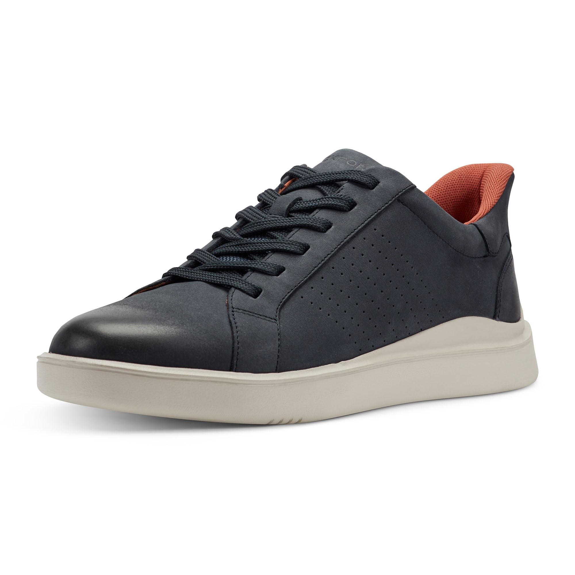 Rockport Men’s Tristen Step Activated Lace-up, Dark Blue, 12 Wide