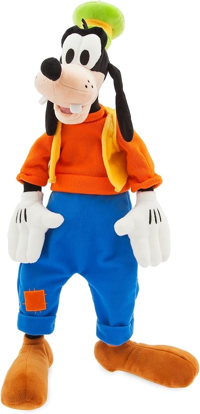 Disney Store Goofy 50cm Soft Toy with Top Hat Embroidered Patch Ages 0+