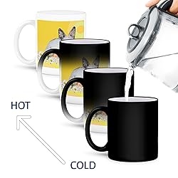 3dRose Coffee Mug, Size - 11oz - Calico Bunny