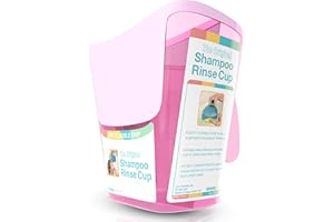 S.C. Products, Inc. Tear-Free Bathing Experience with Rinse Cup - Soft Flexible Edge, Comfortable Handling & 40 Oz Capacity